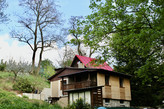 Prodej chaty ve Škvorci, pozemek 686 m2