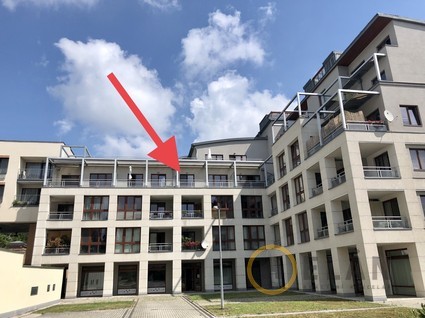 Pronájem bytu 3kk, 80m2,  s garážovým stáním, terasou a balkóny, Praha 6 - dům