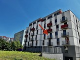 Pronájem zcela nového bytu 2KK s balkónem, 63 m2, na Černém Mostě
