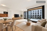 Pronájem 1+kk (44 m²) s lodžií a garážovým …